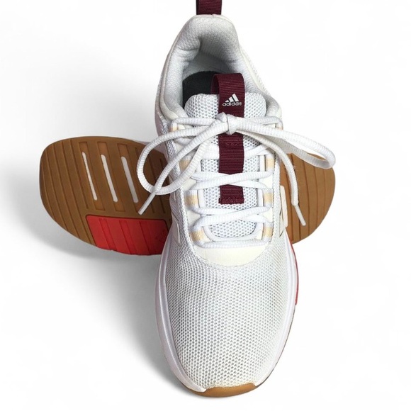 didas Womens Racer TR23 IG7344 White Running Shoes Sneakers Size 7. - Picture 5 of 12